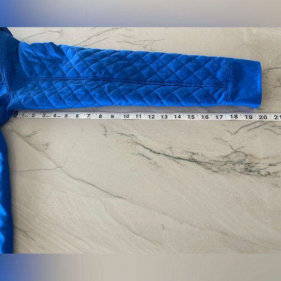 Women’s VINEYARD VINES Long Full Zip Anorak Solid Spinnaker Blue-Size XS. - Picture 8 of 9